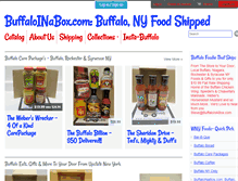 Tablet Screenshot of buffaloinabox.com